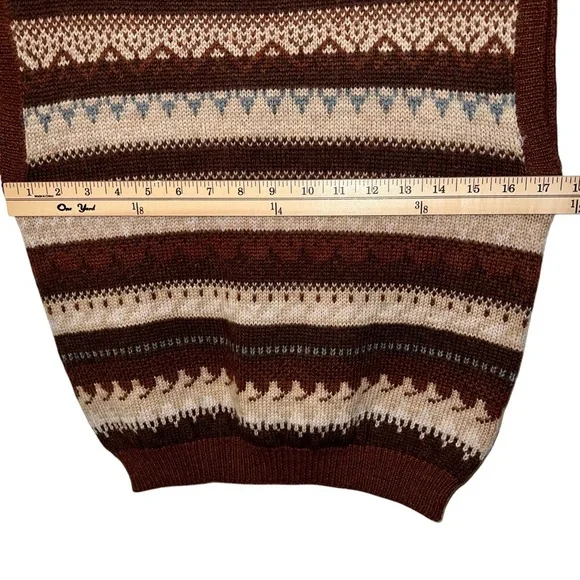 Vintage 100% wool sweater size large - Picture 5 of 7